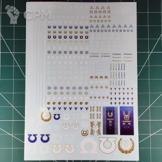 Описание картинки Ultramarines Transfer Sheet (Декали) Replica от Vault Boy по цене 1 798руб | Свободный Рынок Миниатюр - СРМ
