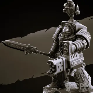 Описание картинки Brotherhood Terminator Squad / Paladin Squad от Магазин Альфария по цене 220руб | Свободный Рынок Миниатюр - СРМ