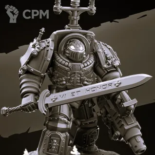 Описание картинки Brotherhood Terminator Squad / Paladin Squad от Магазин Альфария по цене 220руб | Свободный Рынок Миниатюр - СРМ