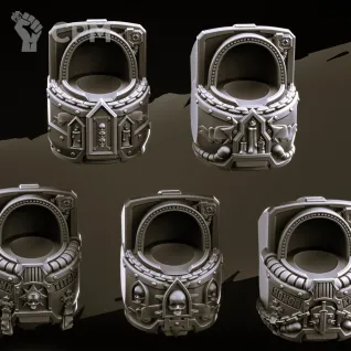 Описание картинки Brotherhood Terminator Squad / Paladin Squad от Магазин Альфария по цене 220руб | Свободный Рынок Миниатюр - СРМ