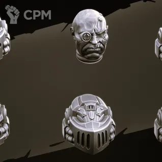Описание картинки Brotherhood Terminator Squad / Paladin Squad от Магазин Альфария по цене 220руб | Свободный Рынок Миниатюр - СРМ