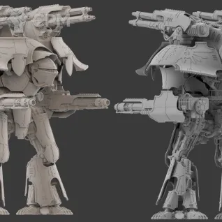 Описание картинки [КОПИЯ] 32mm Mars pattern Warlord Titan loyal Варлорд титан под большую ваху 32мм от Epicprintstore по цене 55 000руб | Свободный Рынок Миниатюр - СРМ