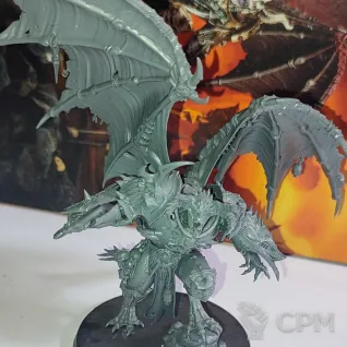 Описание картинки Chaos Space Marines Daemon Prince with Wings от  по цене 5 500руб | Свободный Рынок Миниатюр - СРМ