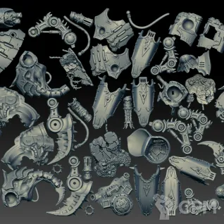 Описание картинки Defiler Body Set (2026) (Scan) от AxeL's Forge по цене 2 500руб | Свободный Рынок Миниатюр - СРМ