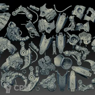Описание картинки Defiler Body Set (2026) (Scan) от AxeL's Forge по цене 2 500руб | Свободный Рынок Миниатюр - СРМ