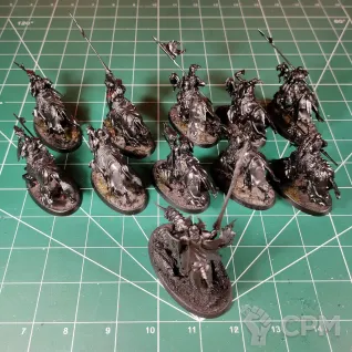 Описание картинки Soulblight Gravelords Wight King and Black Knights/Barrow Knights x10 от Каджит по цене 13 998руб | Свободный Рынок Миниатюр - СРМ