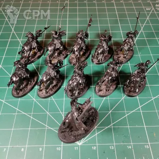 Описание картинки Soulblight Gravelords Wight King and Black Knights/Barrow Knights x10 от Каджит по цене 13 998руб | Свободный Рынок Миниатюр - СРМ