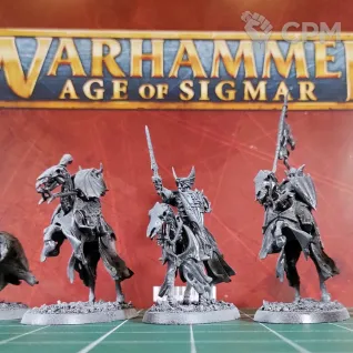 Описание картинки Soulblight Gravelords Barrow Knights (Black Knights) от Каджит по цене 4 498руб | Свободный Рынок Миниатюр - СРМ