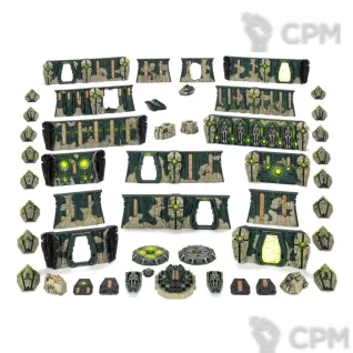 Описание картинки KILL TEAM: Tomb World Necron TERRAIN + Поле (Оригинал) от GLOM по цене 13 700руб | Свободный Рынок Миниатюр - СРМ