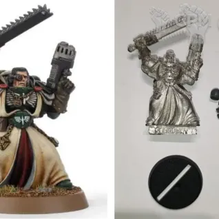 Описание картинки Dark Angels Sergeant от thymeQ по цене 1 800руб | Свободный Рынок Миниатюр - СРМ