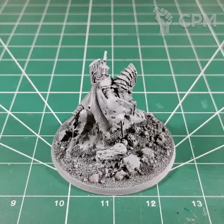 Описание картинки Soulblight Gravelords Wight Lord on Skeletal Steed and Barrow Knights (Black Knights) от Каджит по цене 8 998руб | Свободный Рынок Миниатюр - СРМ