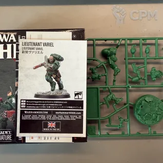 Описание картинки Lieutenant Variel Warhammer Heroes от Alternative Galaxy  по цене 10 900руб | Свободный Рынок Миниатюр - СРМ
