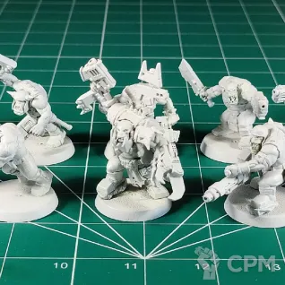 Описание картинки Orks Boyz от Каджит по цене 3 998руб | Свободный Рынок Миниатюр - СРМ