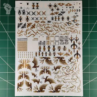 Описание картинки Legio Custodes Transfer Sheet (Декали) Replica от Vault Boy по цене 1 798руб | Свободный Рынок Миниатюр - СРМ