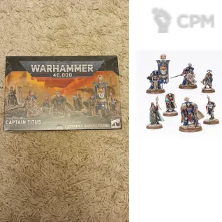 Описание картинки CAPTAIN TITUS &amp; THE WARDENS OF ULTRAMAR (ориг) от Кооператив Миниатюр по цене 8 000руб | Свободный Рынок Миниатюр - СРМ