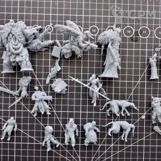 Описание картинки Black Grail Warband от Darnaks по цене 2 500руб | Свободный Рынок Миниатюр - СРМ