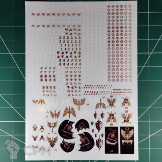 Описание картинки Dark Angels Transfer Sheet (Декали) Replica от Vault Boy по цене 1 798руб | Свободный Рынок Миниатюр - СРМ