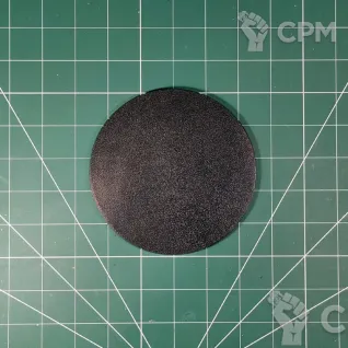 Описание картинки Round Base 130 mm Подставка круглая пластик от Vault Boy по цене 248руб | Свободный Рынок Миниатюр - СРМ