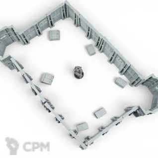 Описание картинки Killzone Upgrade: Compound Siege - Террейн от Terrain Print по цене 1 600руб | Свободный Рынок Миниатюр - СРМ