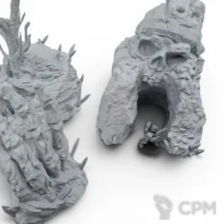 Описание картинки Проклятые Камни - Фэнтези Террейн от Terrain Print по цене 2 200руб | Свободный Рынок Миниатюр - СРМ