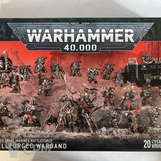 Описание картинки Chaos Space Marines Battleforce: Hellforged Warband от Figurzilla  по цене 19 850руб | Свободный Рынок Миниатюр - СРМ