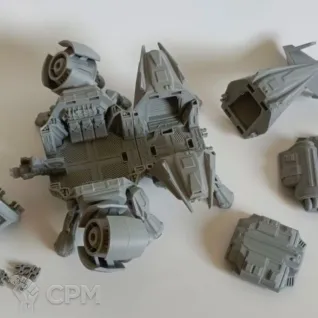 Описание картинки Dragonfly Dropship от Printopocalypse 3D по цене 2 200руб | Свободный Рынок Миниатюр - СРМ