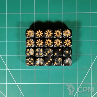 Описание картинки Custom Chaos Dice x20 от Vault Boy по цене 2 998руб | Свободный Рынок Миниатюр - СРМ