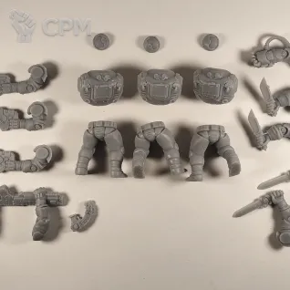 Описание картинки Ironkin Steeljacks Heavy Volkanite Disintegrators / Железкины-стилджэки от User59843 по цене 500руб | Свободный Рынок Миниатюр - СРМ