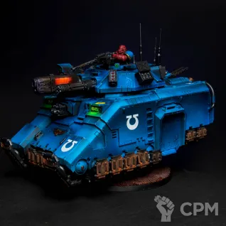 Описание картинки Space Marines Repulsor Executioner от Deathwing_Squad по цене 11 000руб | Свободный Рынок Миниатюр - СРМ