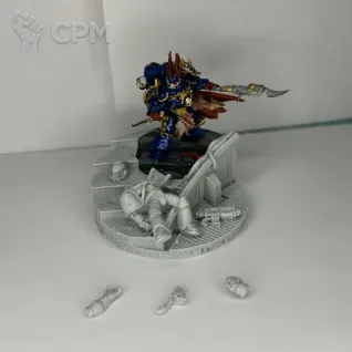 Описание картинки Sevatar - First Captain of the Night Lords от Егор Водославский по цене 1 300руб | Свободный Рынок Миниатюр - СРМ