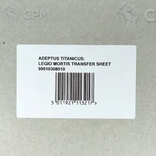 Описание картинки Adeptus Titanicus Legio Mortis Transfer Sheet Оригинал GW Limited (Декали) от Vault Boy по цене 4 298руб | Свободный Рынок Миниатюр - СРМ
