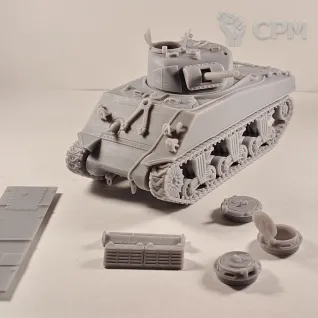 Описание картинки M4 Sherman / Средний танк «Шерман» от User59843 по цене 700руб | Свободный Рынок Миниатюр - СРМ