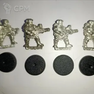 Описание картинки Astra Militarum Meltas + Medic от thymeQ по цене 3 000руб | Свободный Рынок Миниатюр - СРМ
