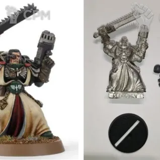 Описание картинки Dark Angels Sergeant от thymeQ по цене 1 800руб | Свободный Рынок Миниатюр - СРМ
