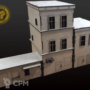 Описание картинки 2 дома и ларёк Marvel Crisis Protocol от TerraCutter по цене 2 600руб | Свободный Рынок Миниатюр - СРМ