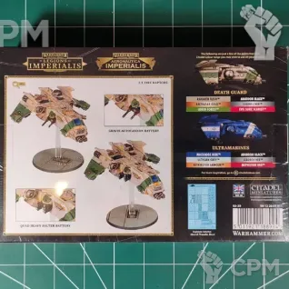 Описание картинки Legions Imperialis Fire Raptor Gunship Squadron от Vault Boy по цене 5 998руб | Свободный Рынок Миниатюр - СРМ