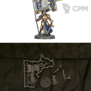 Описание картинки Knight-Vexillor with Banner of Apotheosis от Svarden по цене 1 500руб | Свободный Рынок Миниатюр - СРМ