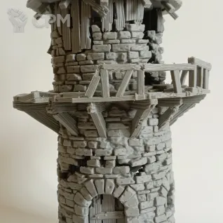 Описание картинки Hermit's Tower от Printopocalypse 3D по цене 2 300руб | Свободный Рынок Миниатюр - СРМ