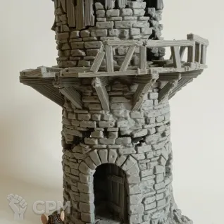 Описание картинки Hermit's Tower от Printopocalypse 3D по цене 2 300руб | Свободный Рынок Миниатюр - СРМ