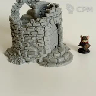 Описание картинки Hermit's Tower от Printopocalypse 3D по цене 2 300руб | Свободный Рынок Миниатюр - СРМ