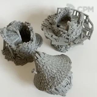 Описание картинки Hermit's Tower от Printopocalypse 3D по цене 2 300руб | Свободный Рынок Миниатюр - СРМ