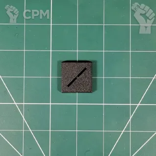 Описание картинки Square Base 30x30 mm Slot 1 Подставка квадратная пластик от Vault Boy по цене 48руб | Свободный Рынок Миниатюр - СРМ