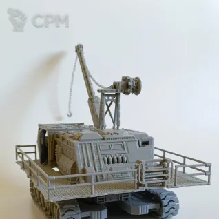 Описание картинки Гусеничный кран от Printopocalypse 3D по цене 3 500руб | Свободный Рынок Миниатюр - СРМ