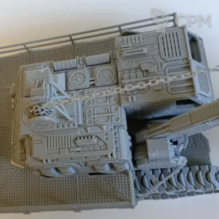 Описание картинки Гусеничный кран от Printopocalypse 3D по цене 3 500руб | Свободный Рынок Миниатюр - СРМ