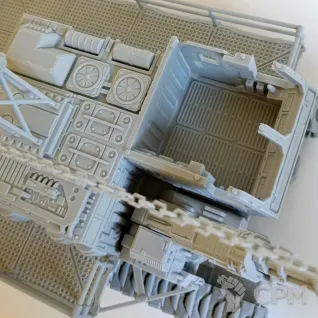 Описание картинки Гусеничный кран от Printopocalypse 3D по цене 3 500руб | Свободный Рынок Миниатюр - СРМ