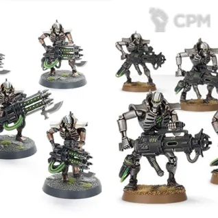 Описание картинки Necron Immortals от Каджит по цене 3 498руб | Свободный Рынок Миниатюр - СРМ