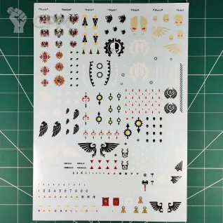 Описание картинки Imperial Knights Transfer Sheet (Декали) Replica I от Vault Boy по цене 1 798руб | Свободный Рынок Миниатюр - СРМ