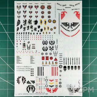 Описание картинки Imperial Knights Transfer Sheet (Декали) Replica II от Vault Boy по цене 1 798руб | Свободный Рынок Миниатюр - СРМ