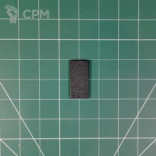 Описание картинки Rectangular Base 25x50 mm Подставка прямоугольная пластик (50x25) от Vault Boy по цене 48руб | Свободный Рынок Миниатюр - СРМ