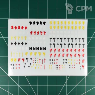 Описание картинки Bretonnian Transfer Sheet (Декали) Replica от Vault Boy по цене 1 498руб | Свободный Рынок Миниатюр - СРМ